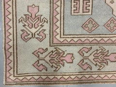 Vintage-Teppich, CIRCA 1940, türkisch, blau, handgeknüpft, 140 x 200 cm