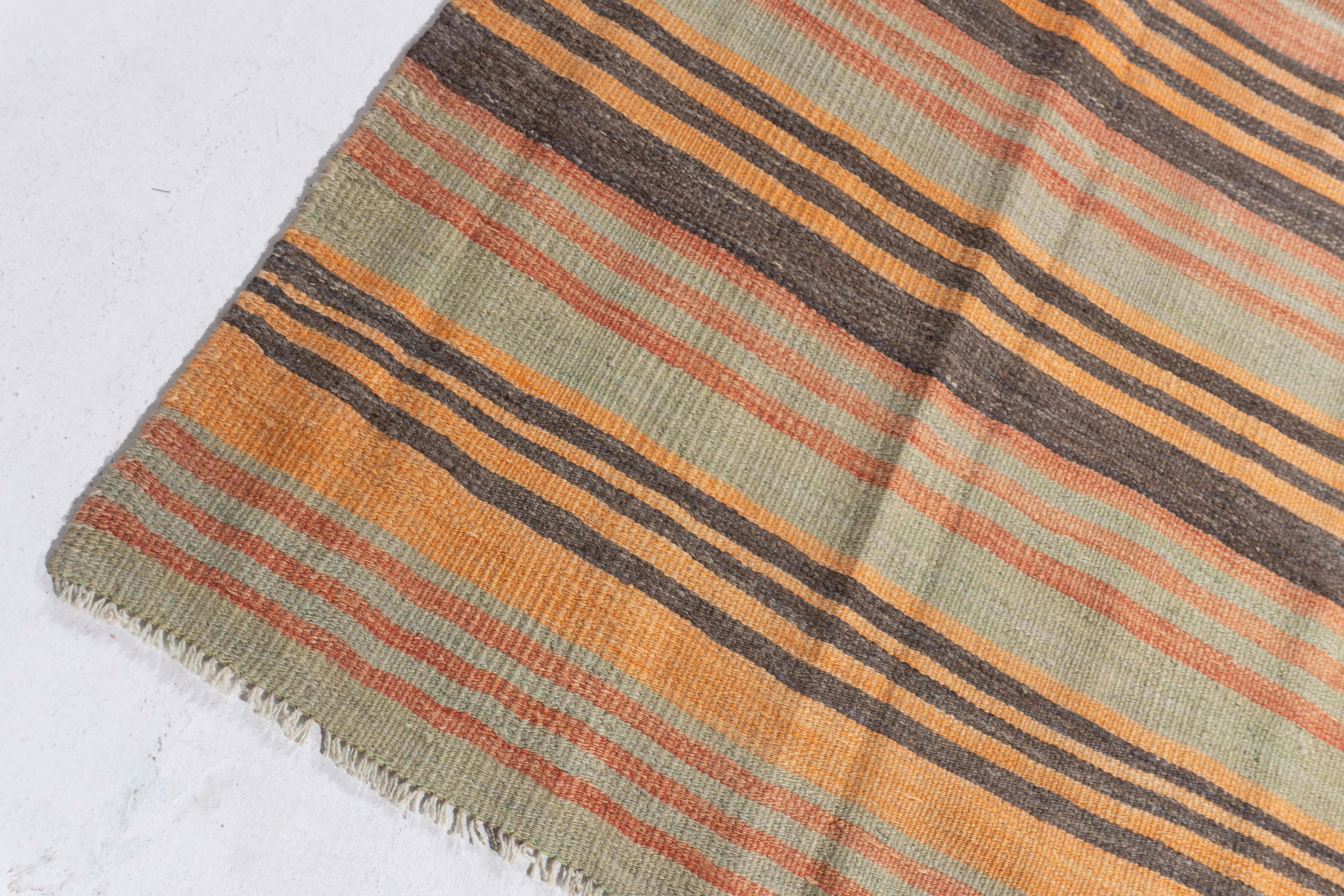 Turco Vintage By, circa 1940, Rug & Kilim turco a tessitura piatta in vendita