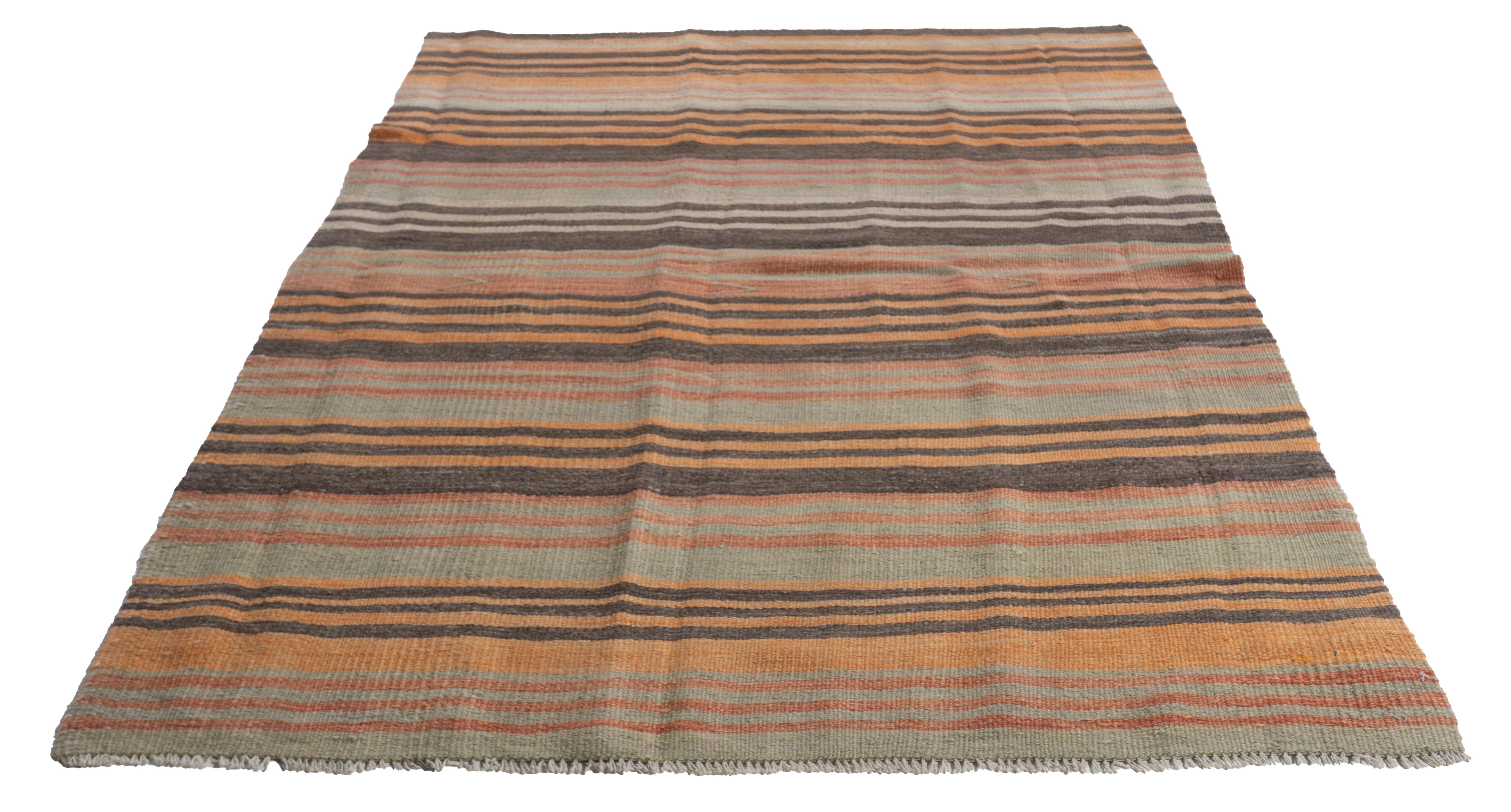 Tessuto a mano Vintage By, circa 1940, Rug & Kilim turco a tessitura piatta in vendita