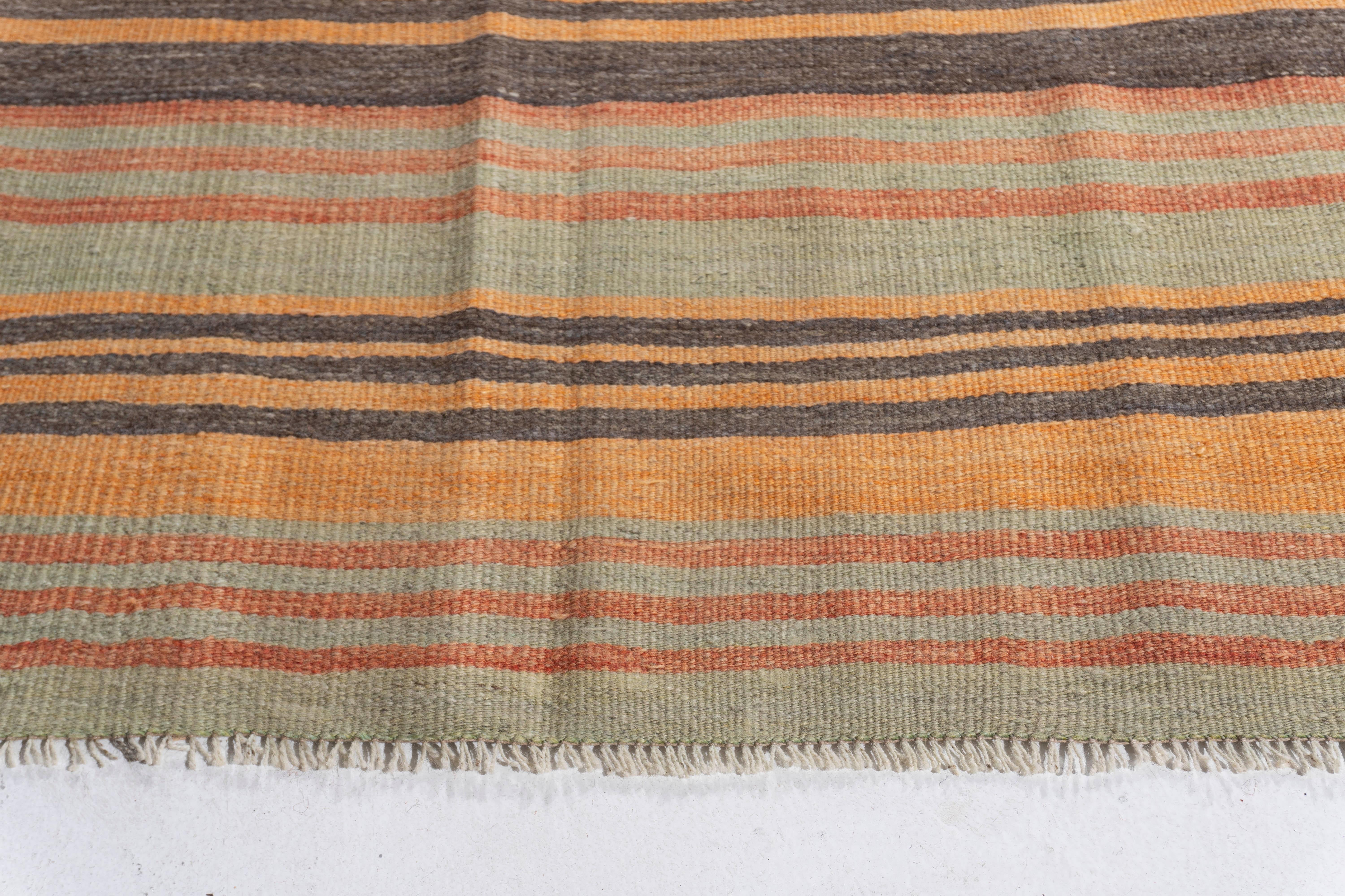 XX secolo Vintage By, circa 1940, Rug & Kilim turco a tessitura piatta in vendita