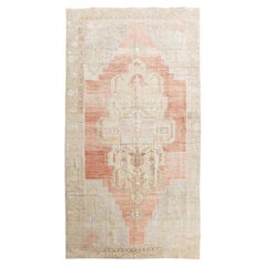 Vintage Circa 1940 Turkish Oushak Rug 4'9 x 11'2