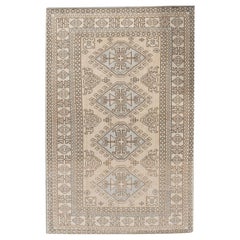 Tappeto turco Oushak d'epoca CIRCA 1940  5' x 6'8