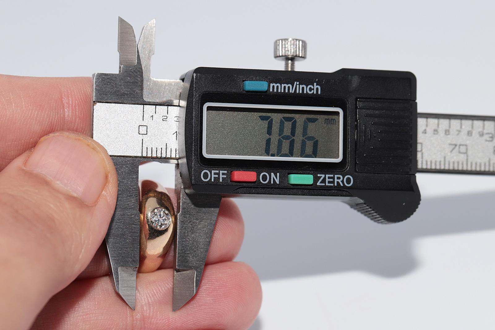 Vintage CIRCA 1950er Jahre handgefertigt 14k Gold natürlichen Diamant Solitär Band Ring im Angebot 6