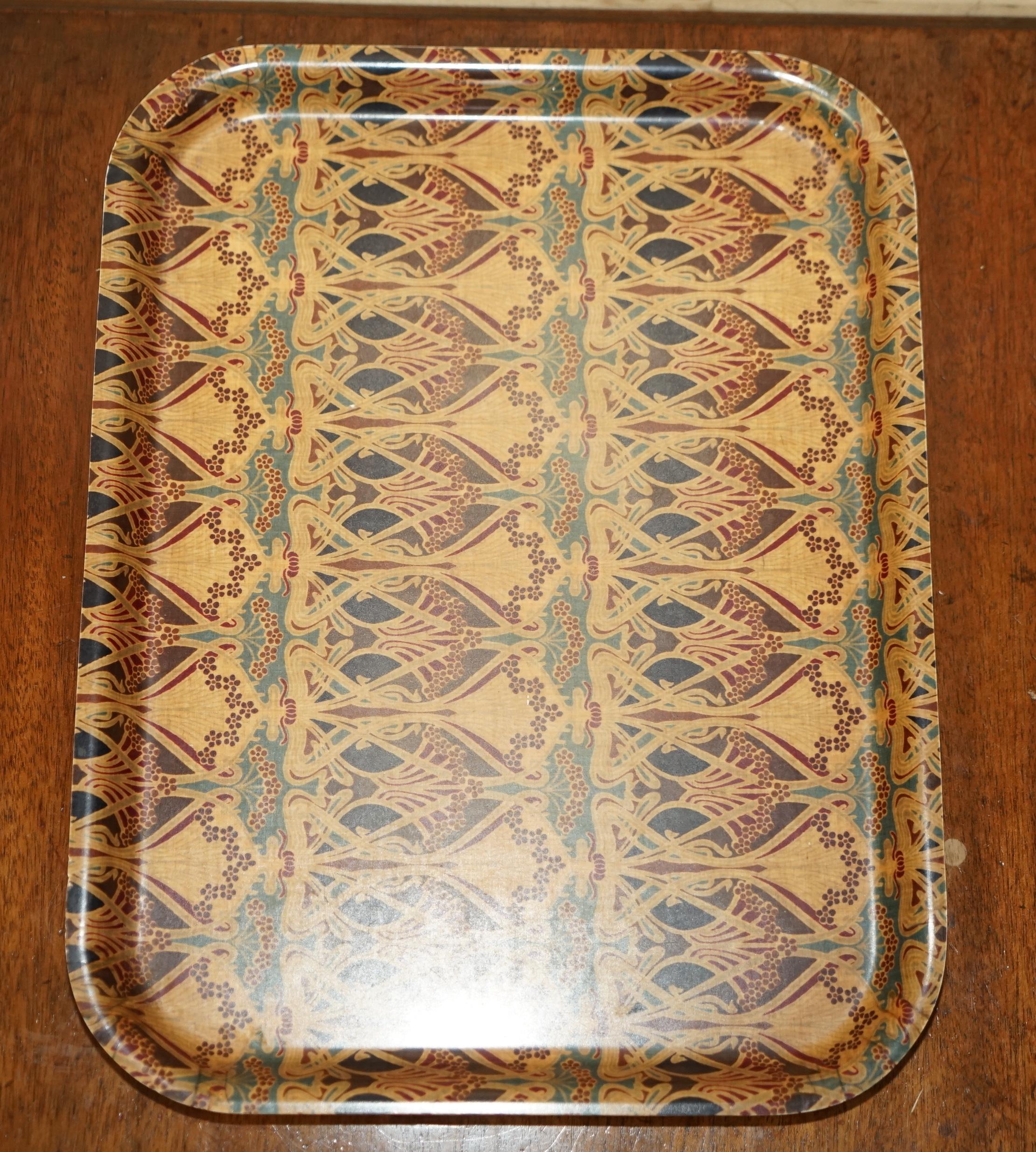 Vintage circa 1950's Liberty's London Ianthe Serving Dinner Tray Very Cool 6