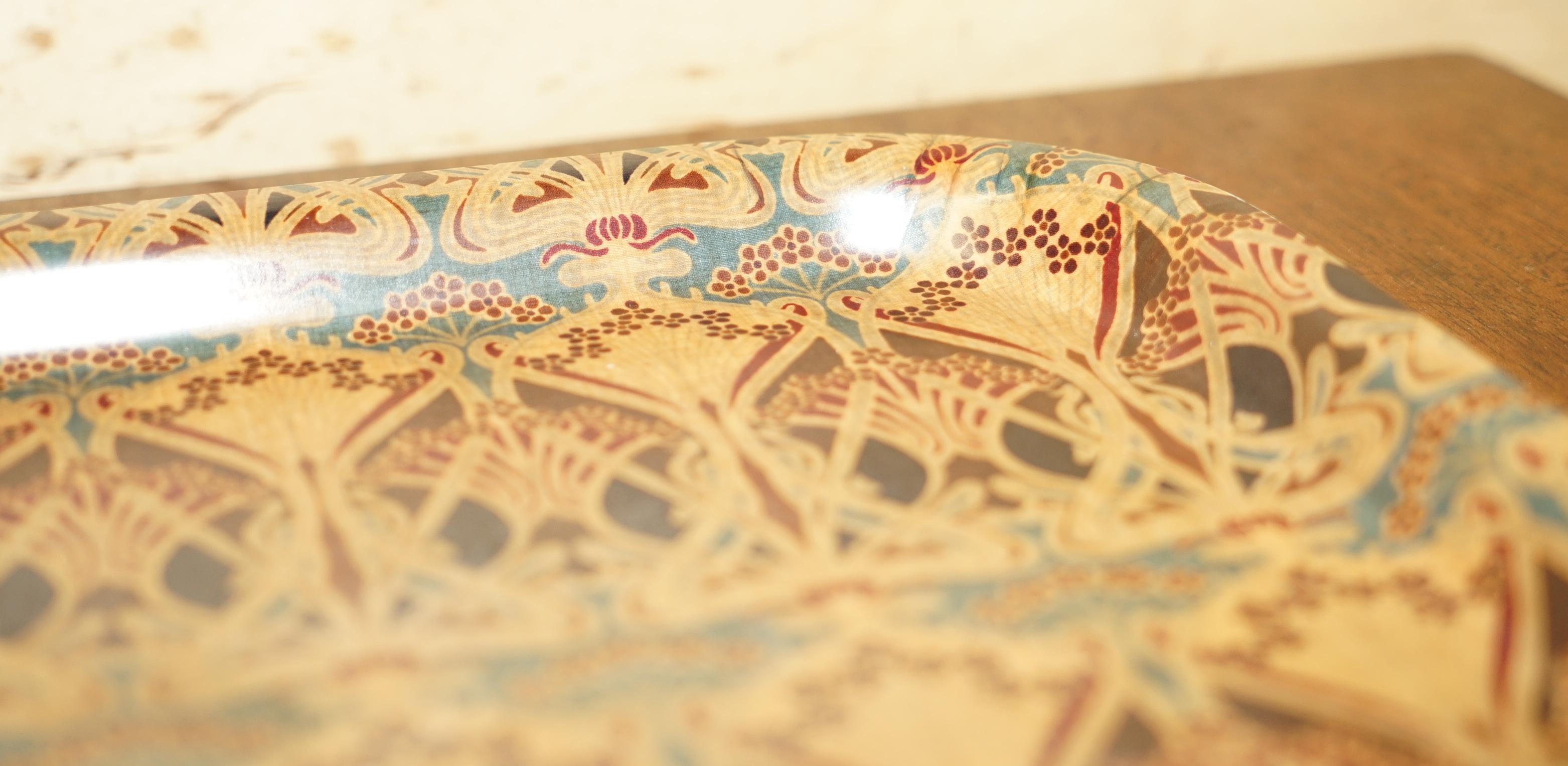 Vintage circa 1950's Liberty's London Ianthe Serving Dinner Tray Very Cool 7