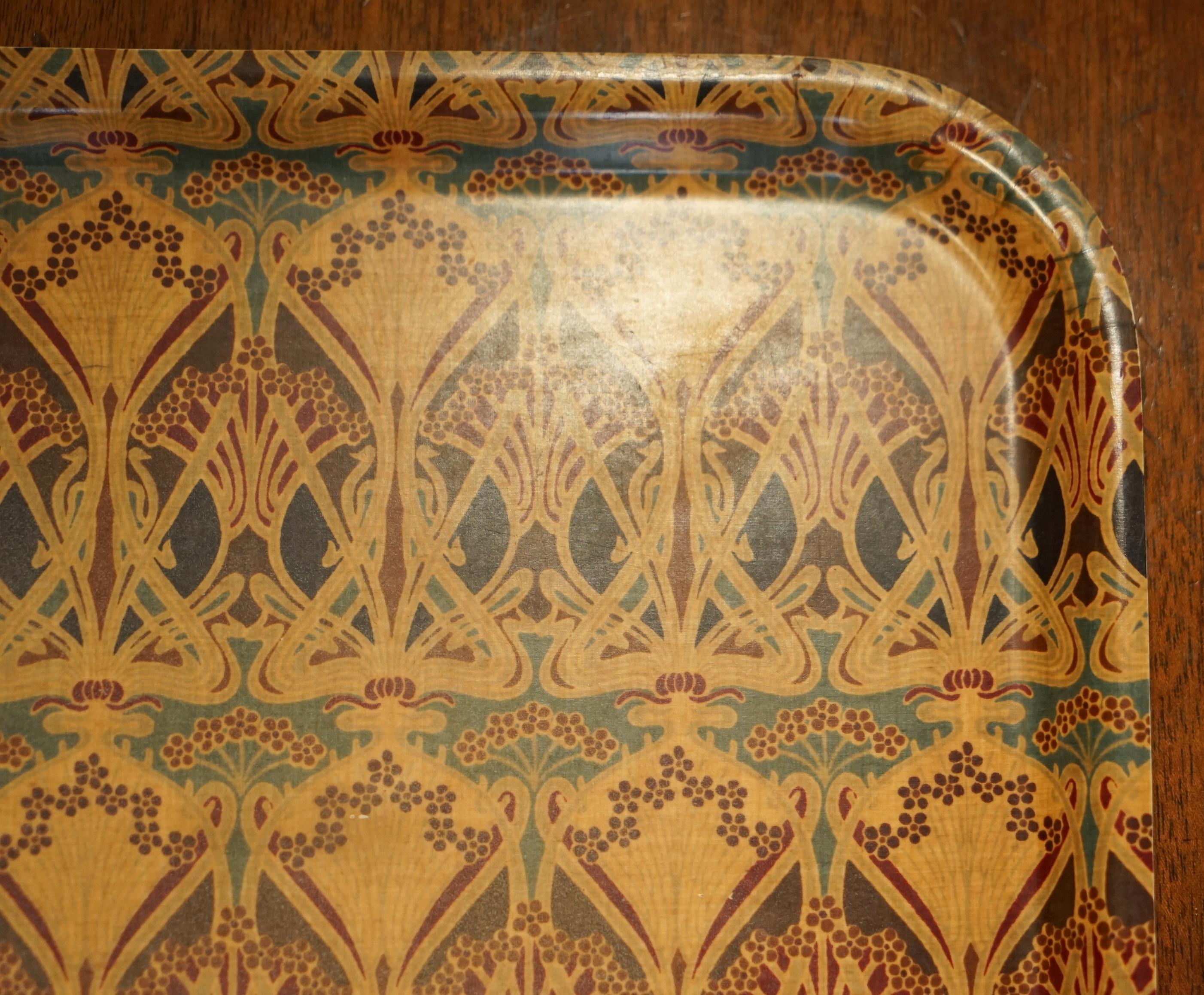 Mid-Century Modern Vintage circa 1950's Liberty's London Ianthe Serving Dinner Tray Very Cool