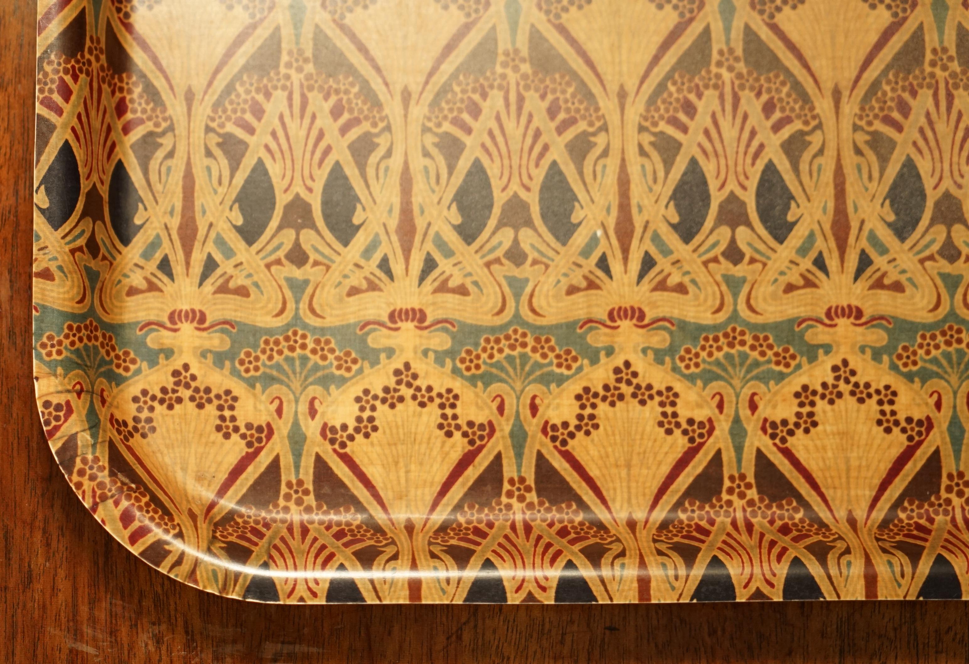 Hand-Crafted Vintage circa 1950's Liberty's London Ianthe Serving Dinner Tray Very Cool