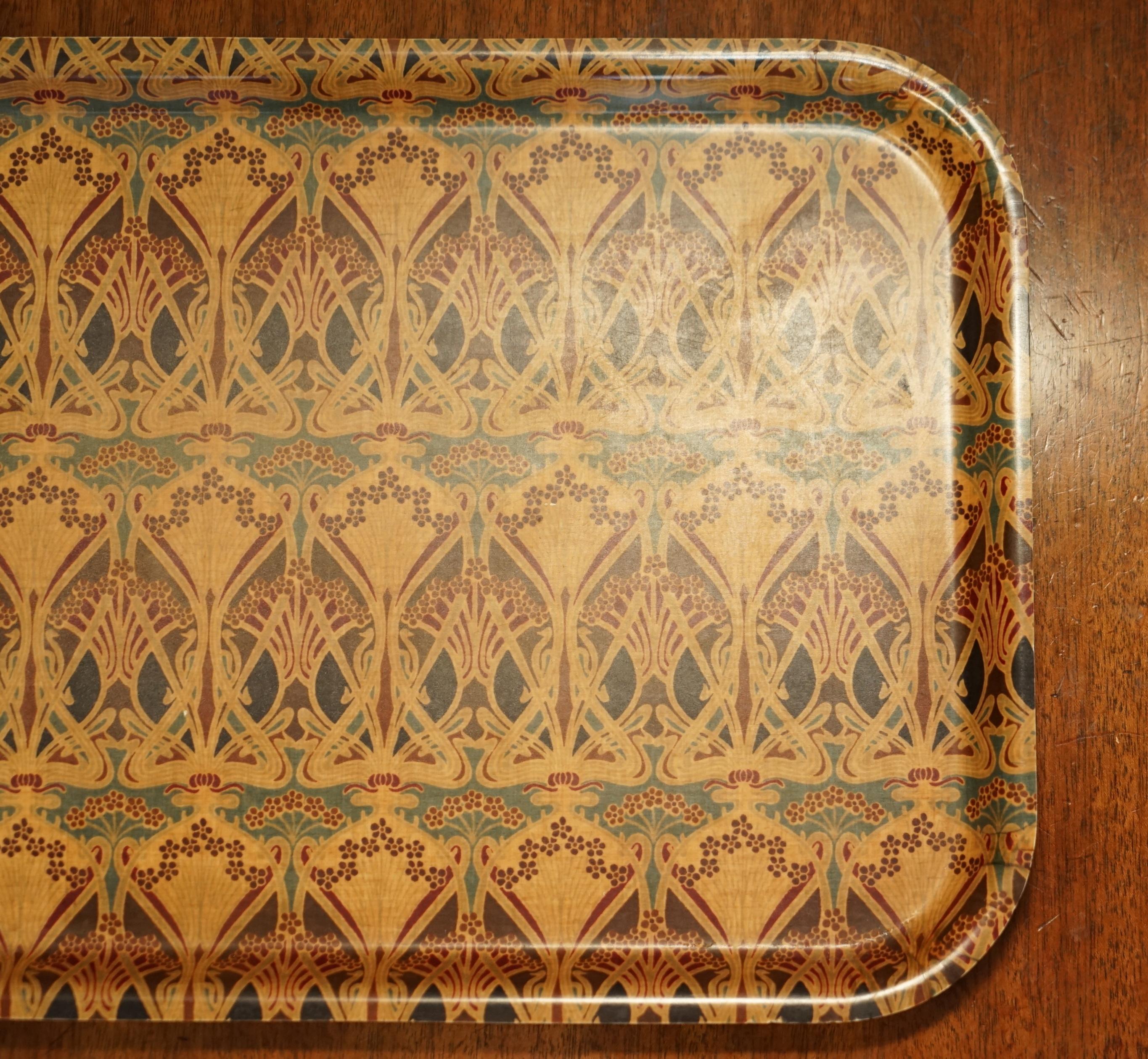 Mid-20th Century Vintage circa 1950's Liberty's London Ianthe Serving Dinner Tray Very Cool