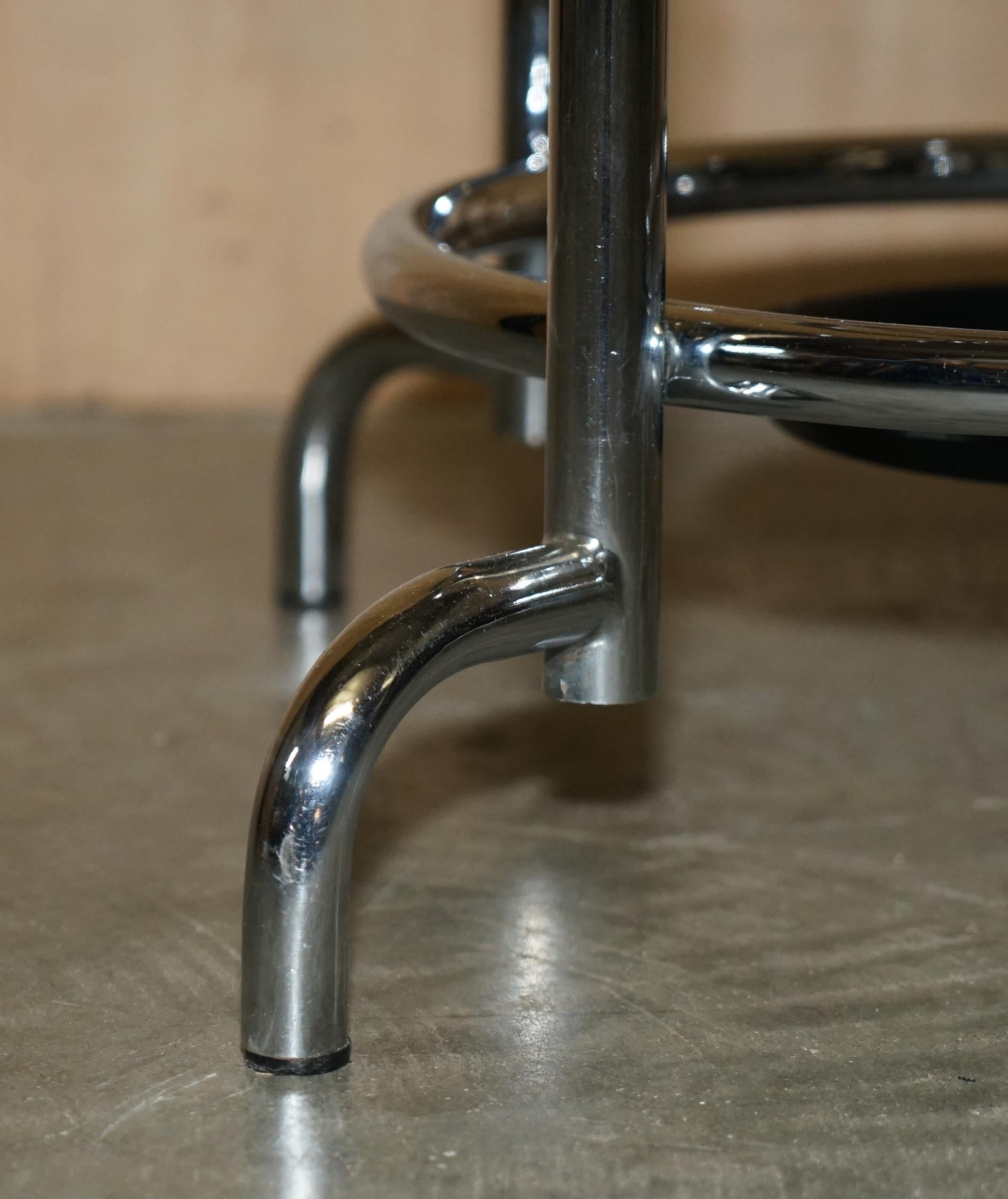 Vintage circa 1950's Spinning Top Industrial Chrome Framed Coat & Hat Stand For Sale 3