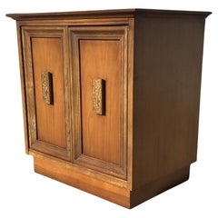 Vintage Circa 1960 Mid-Century Modern Bassett "Mayan" Nightstand