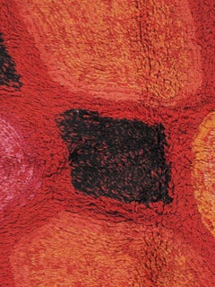 Vintage-Teppich aus skandinavischer, handgeknüpfter Wolle, CIRCA 1960, 110 x 180 cm