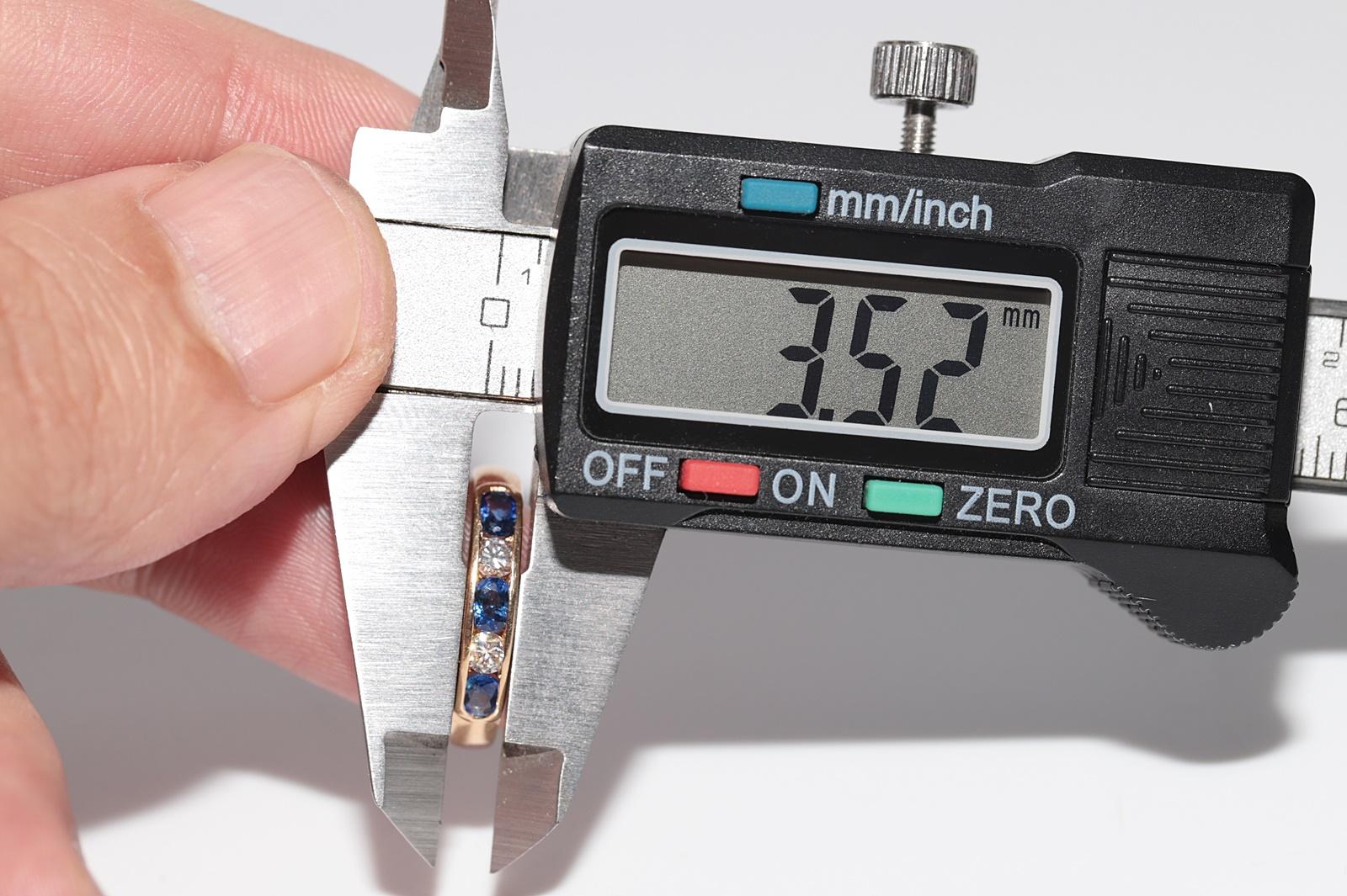 Bandring aus 18 Karat Gold mit natürlichem Diamant, Diamant und Saphir, Vintage, ca. 1960er Jahre im Angebot 7