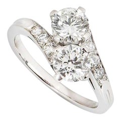 Tiffany & Co.  Vintage circa 1960s Diamond Engagement Ring in Platinum