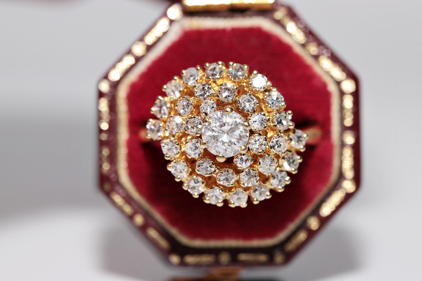 In very good condition.
Total weight is 7.4 grams.
Totally is diamond 1.50 ct.
The diamond is has F-G color and vvs-vs-s1 clarity.
Ring size is US 8
We can make any size.
Box is not included.
Please contact for any question.