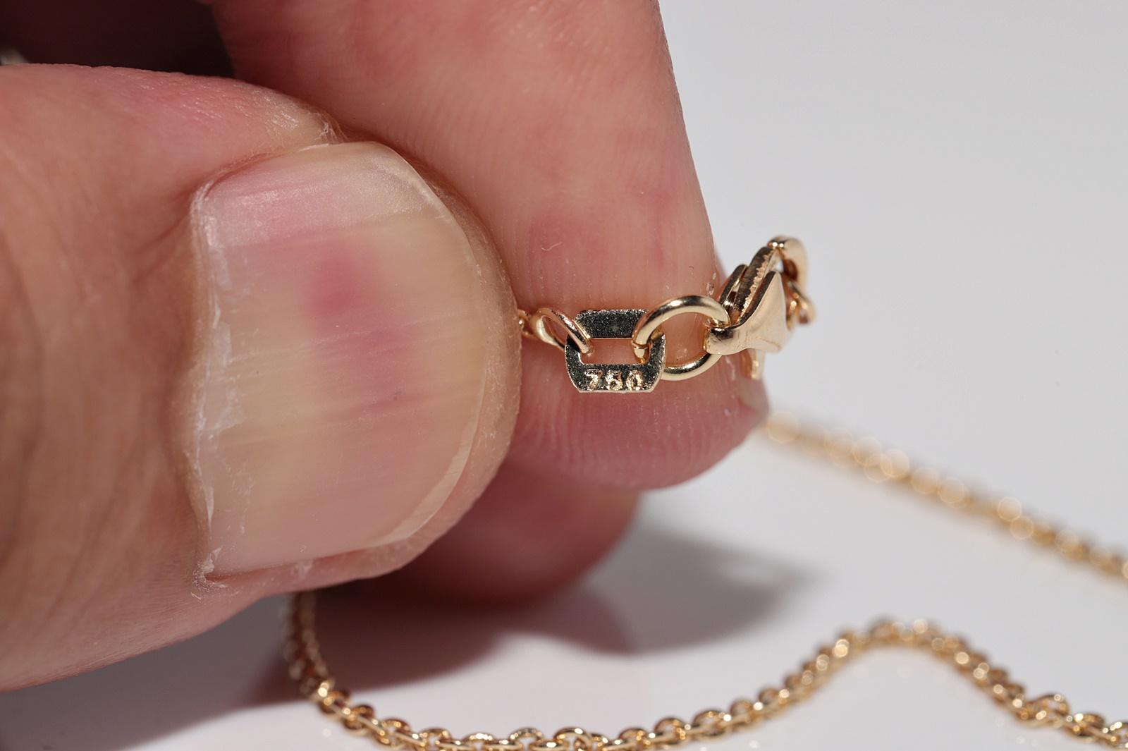 Collana con diamanti naturali, rubini e perle in oro 18k CIRCA 1980 in vendita 5