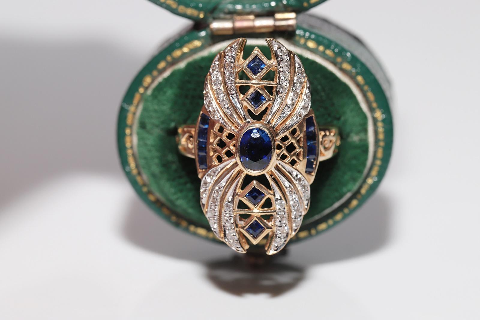In ottime condizioni.
Il peso totale è di 5,9 grammi.
Totalmente è un diamante da 0,35 ct.
Il diamante ha un colore H-I-J e una purezza s1-s2.
Totalmente è uno zaffiro da 0,65 ct.
La misura dell'anello è US 7
Possiamo realizzare qualsiasi
