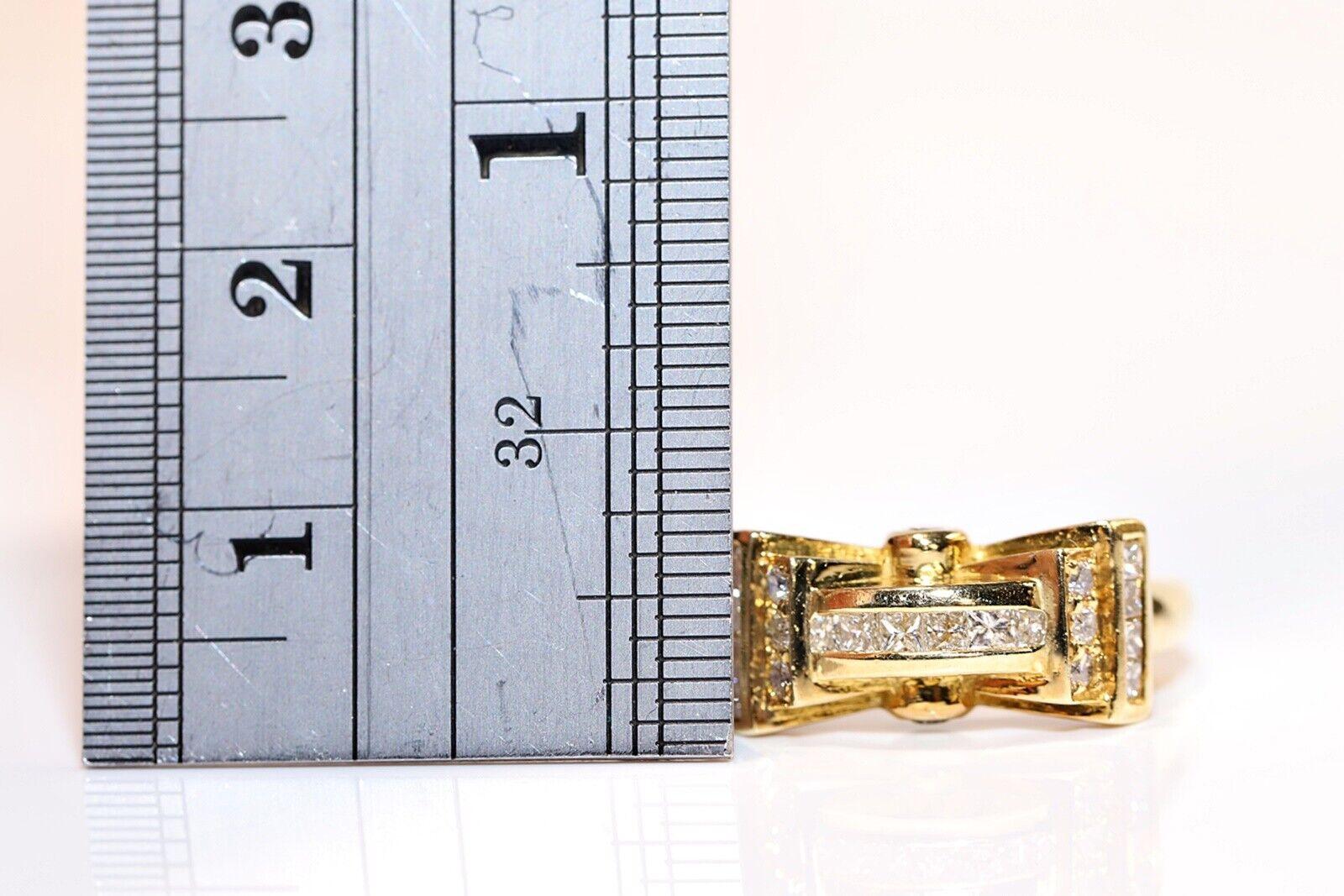 Vintage Circa 1980er Jahre Natürlicher Diamant Dekorierter starker Vintage-Ring  im Zustand „Gut“ im Angebot in Fatih/İstanbul, 34