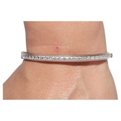 Bracciale Vintage CIRCA anni '90 in oro 18 carati con diamanti naturali decorati