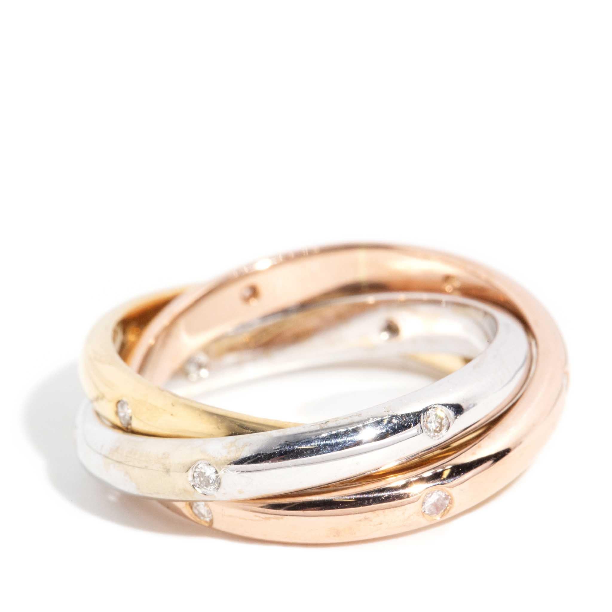 russian wedding band with diamonds