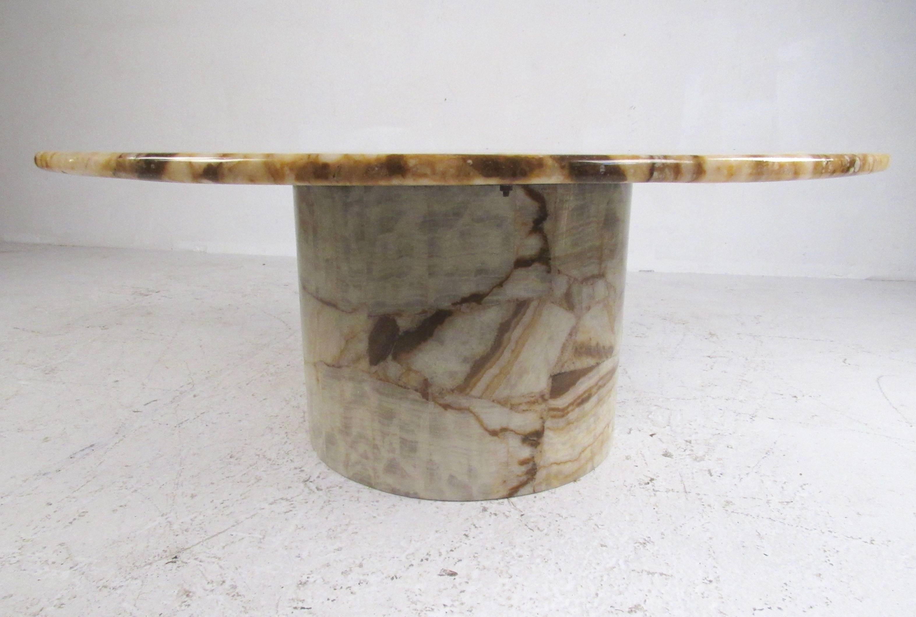 vintage stone coffee table