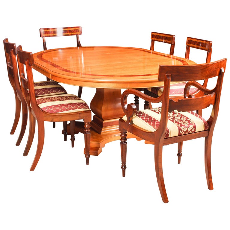 Vintage Circular Extending Dining Table By Charles Barr And 6 2