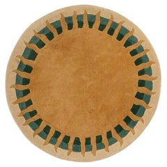 Vintage Circular 'Soleil' Rug by Lawrence Lafont for Serge Lesage, 1970s