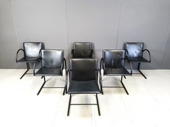Vintage cirkel-Stühle von Metaform, 1980er Jahre, 6er-Set, Vintage