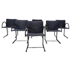 Vintage cirkel chairs by Metaform, 1980s, set of 6