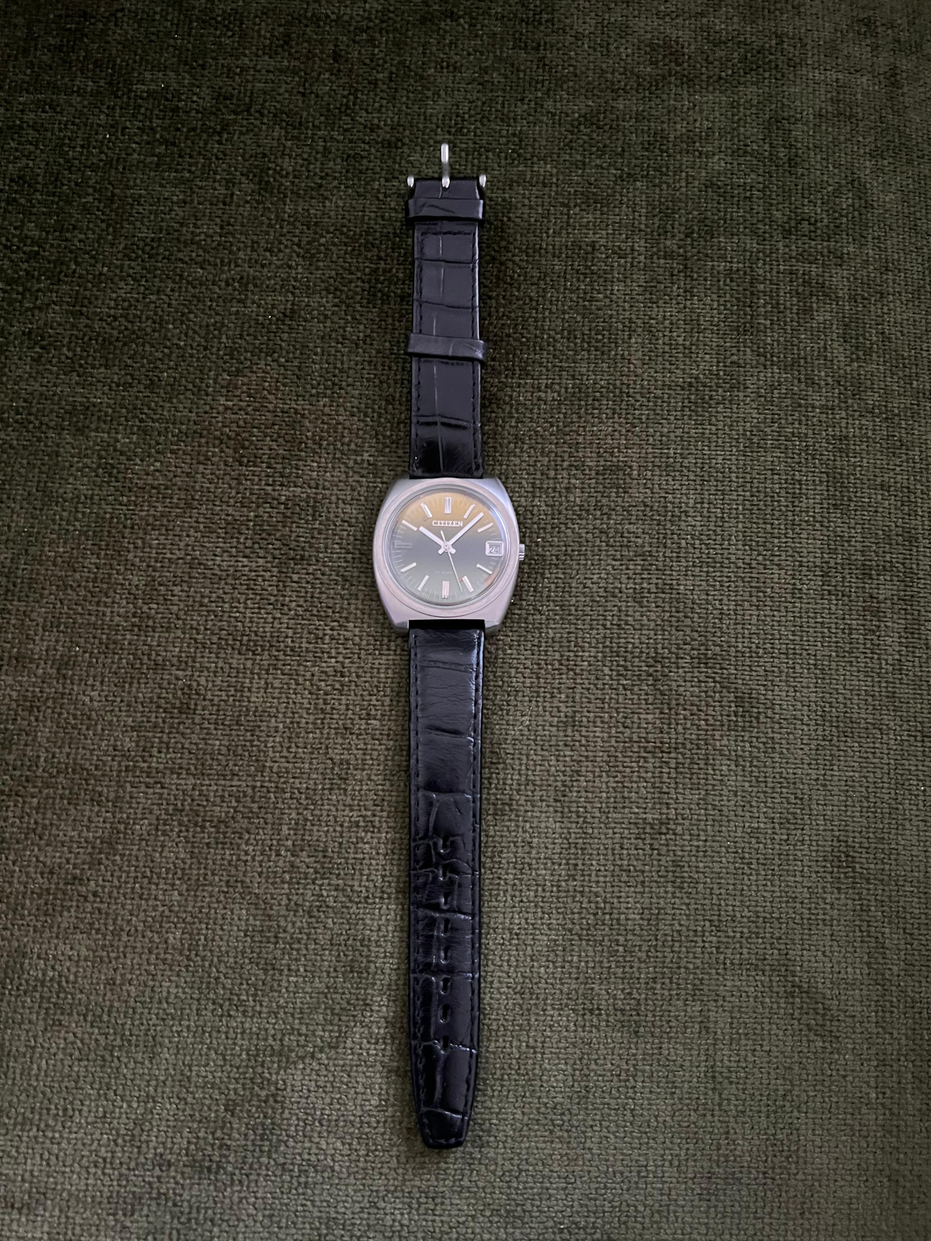 Vintage Citizen Esfera Verde Serie Sport Excelente Estado Circa 70s en venta 5