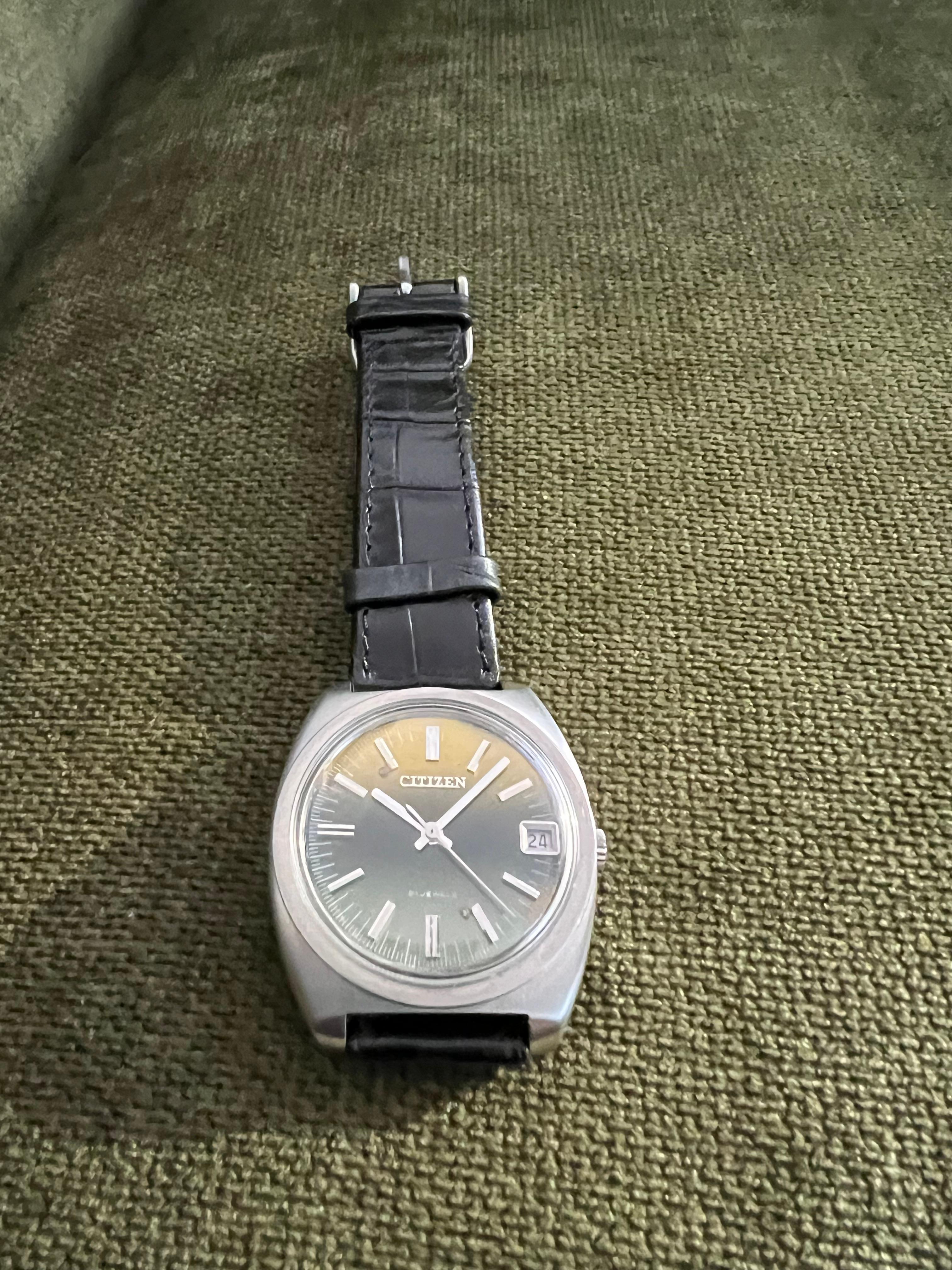 Vintage Citizen Esfera Verde Serie Sport Excelente Estado Circa 70s en venta 1