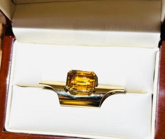 VINTAGE CITRINE
18k GOLD Brooch