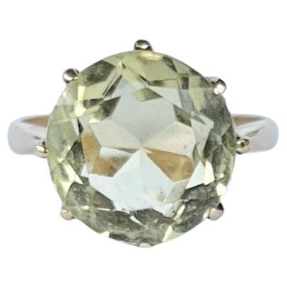 Cocktailring aus Citrin und 9 Karat Gold mit Citrin