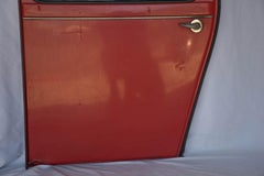 Vintage Citroen 2CV Red Car Door