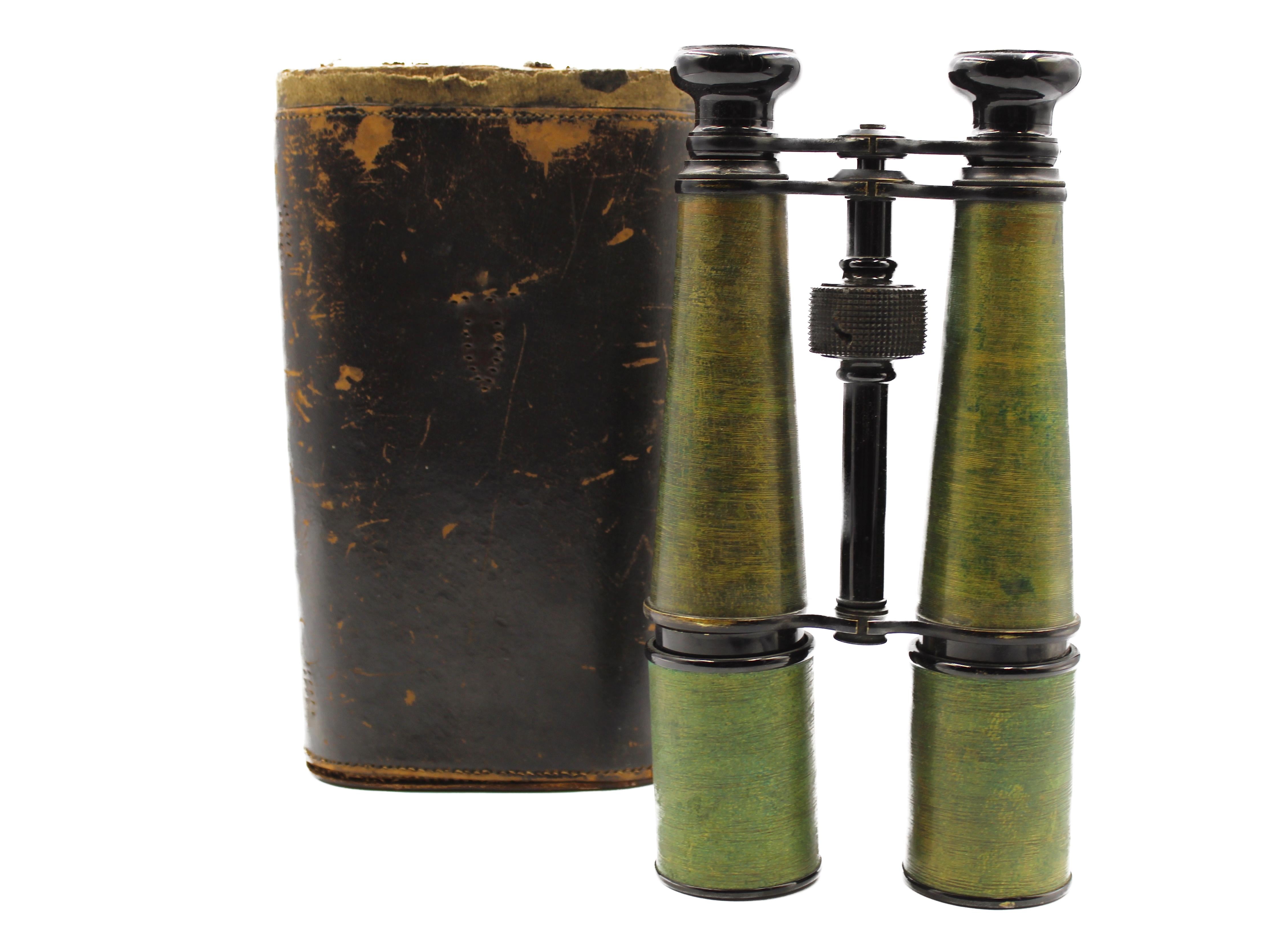 Mid-19th Century Vintage Civil War Era Field Glasses by Queen & Co.