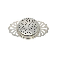 Vintage CJ Vander Ltd London England Sterlingsilber-Teetrainer #19509, Vintage