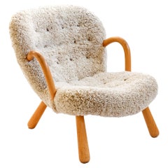 Vintage "Clam” Chair by Arnold Madsen for Madsen & Schubell, Denmark 1944