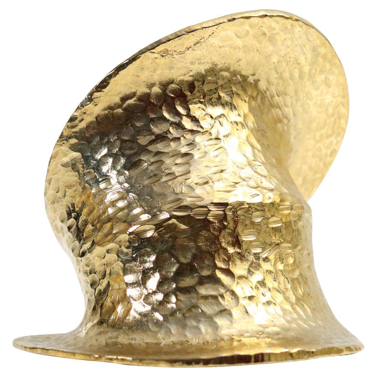 Manchette Vintage Clara Studio Gold Tone Circa 1988