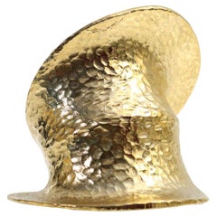 Manchette Vintage Clara Studio Gold Tone Circa 1988