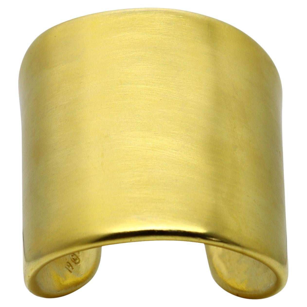 Vintage Clara Studio Gold Tone Cuff Circa 1990s