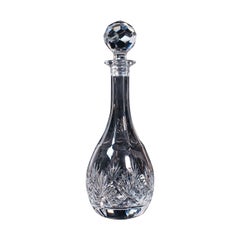 Vintage Claret Decanter, English, Glass, Wine Vessel, Mid 20th Century, C.1960