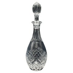 Vintage Claret Decanter, English, Pineapple Cut Glass, Wine Vessel, Circa 1970