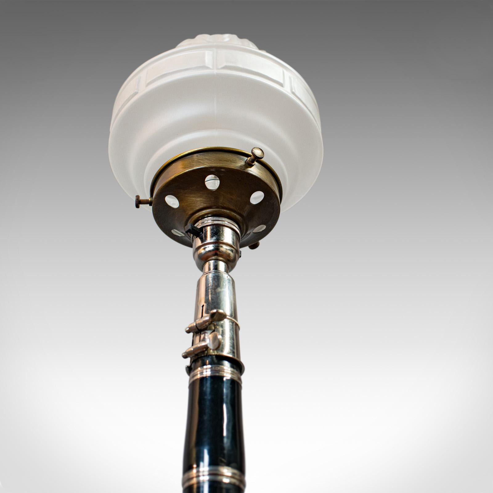 Glass Vintage Clarinet Lamp, Bespoke, Handmade, Table, Light, Crafted, Instrument