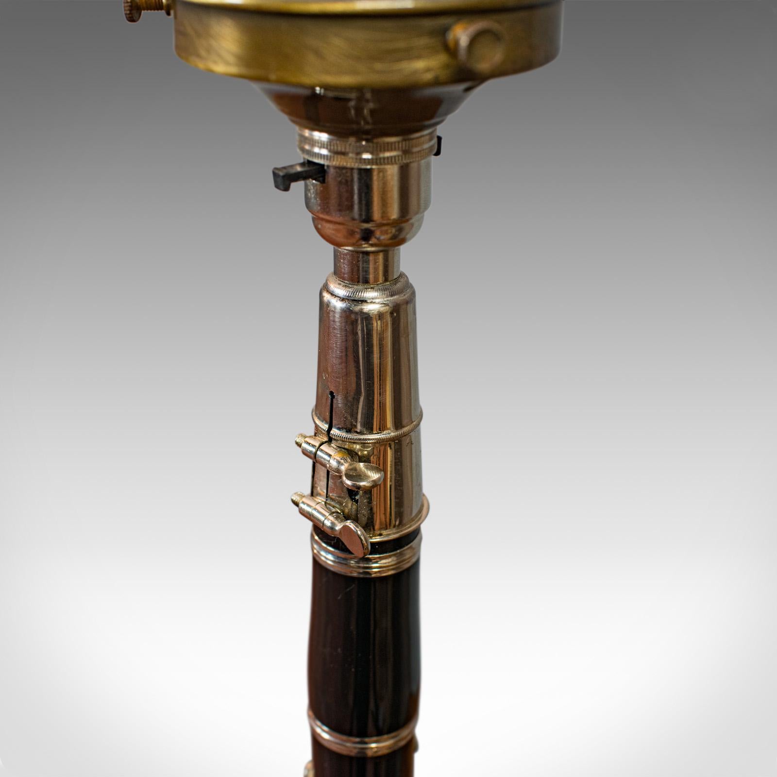 Bohemian Vintage Clarinet Lamp, Bespoke, Handmade, Table, Light, Crafted, Instrument
