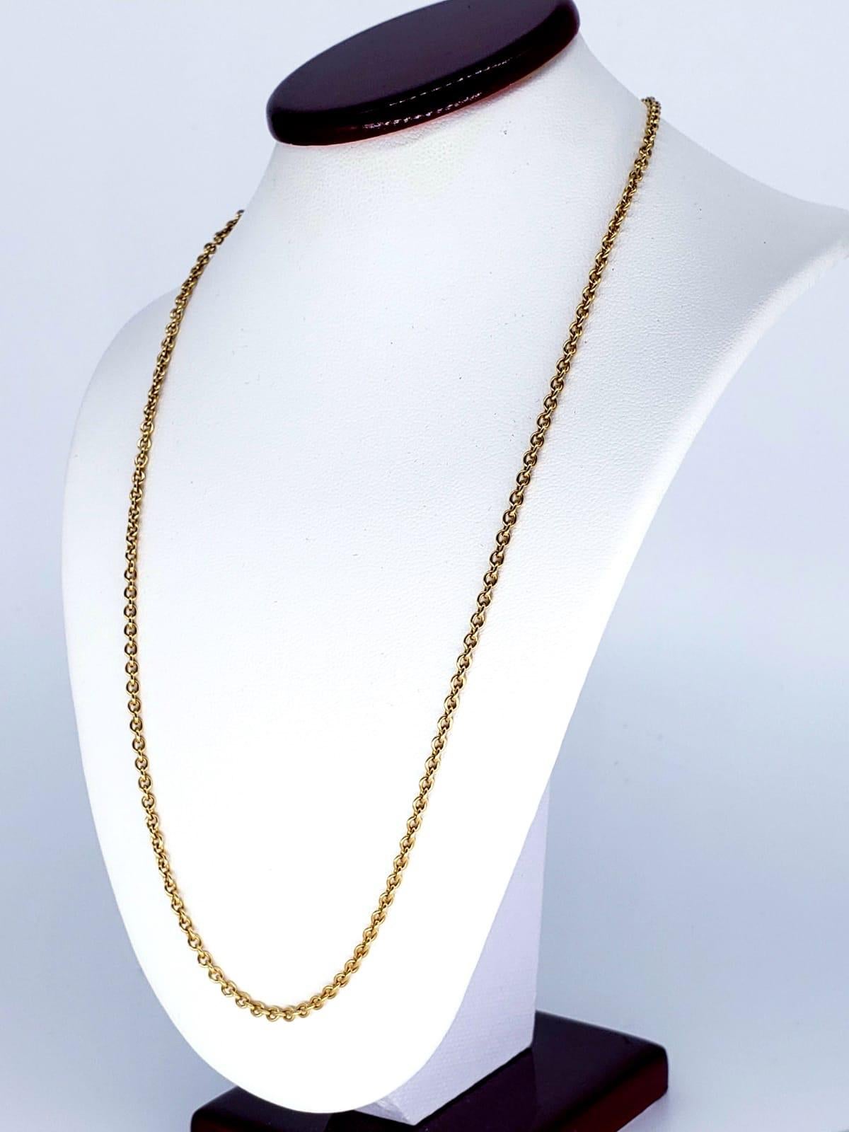 Cartier 18 Karat Gold Necklace In Excellent Condition In Miami, FL