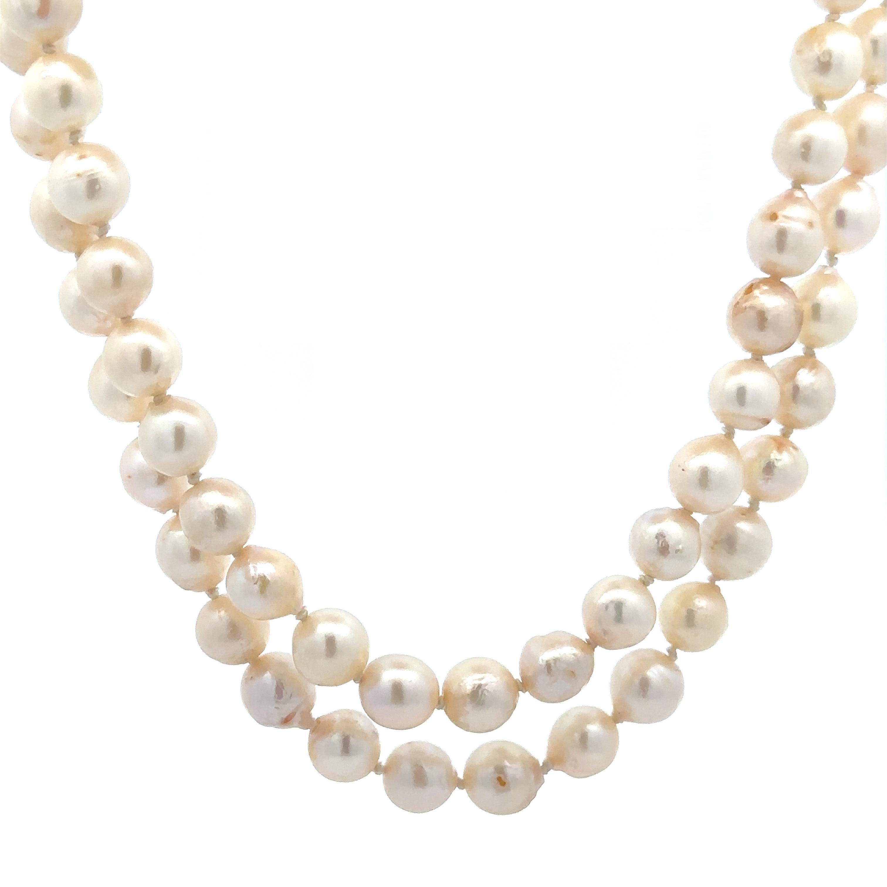 Vintage Classic 6.8 - 7.6mm Pearl 60