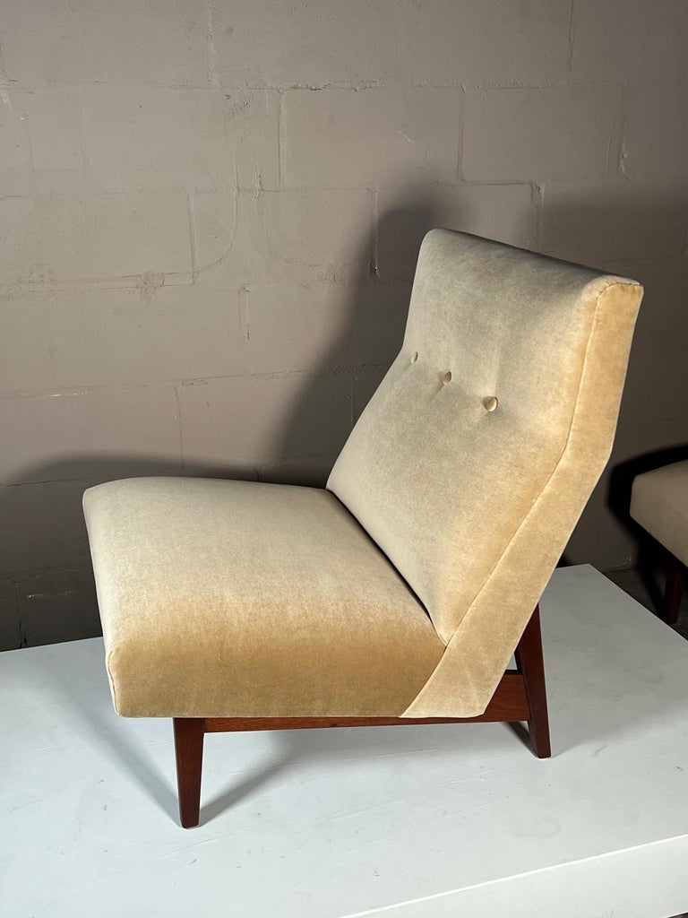 Vintage Classic Armless Chairs by Jens Risom, 1950's For Sale 6