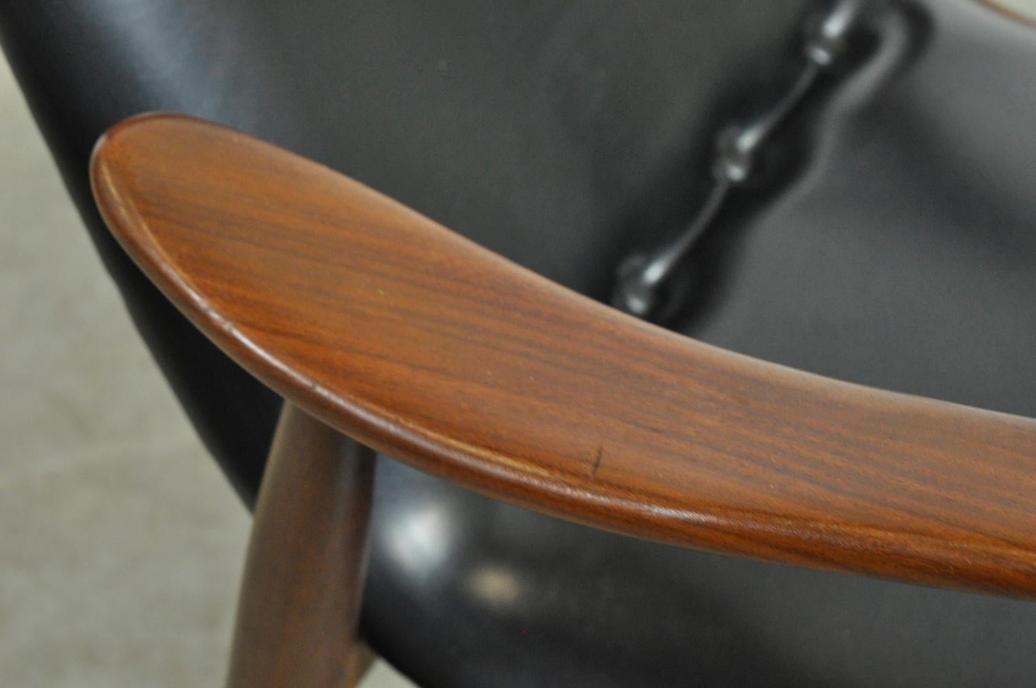 Vintage classic mid-century armchair by Louis van Teeffelen for Webe, 1960s For Sale 6