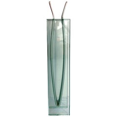 Vintage Classic "MoMA" Große Glasbandvase von Peter Hewitt, 1996
