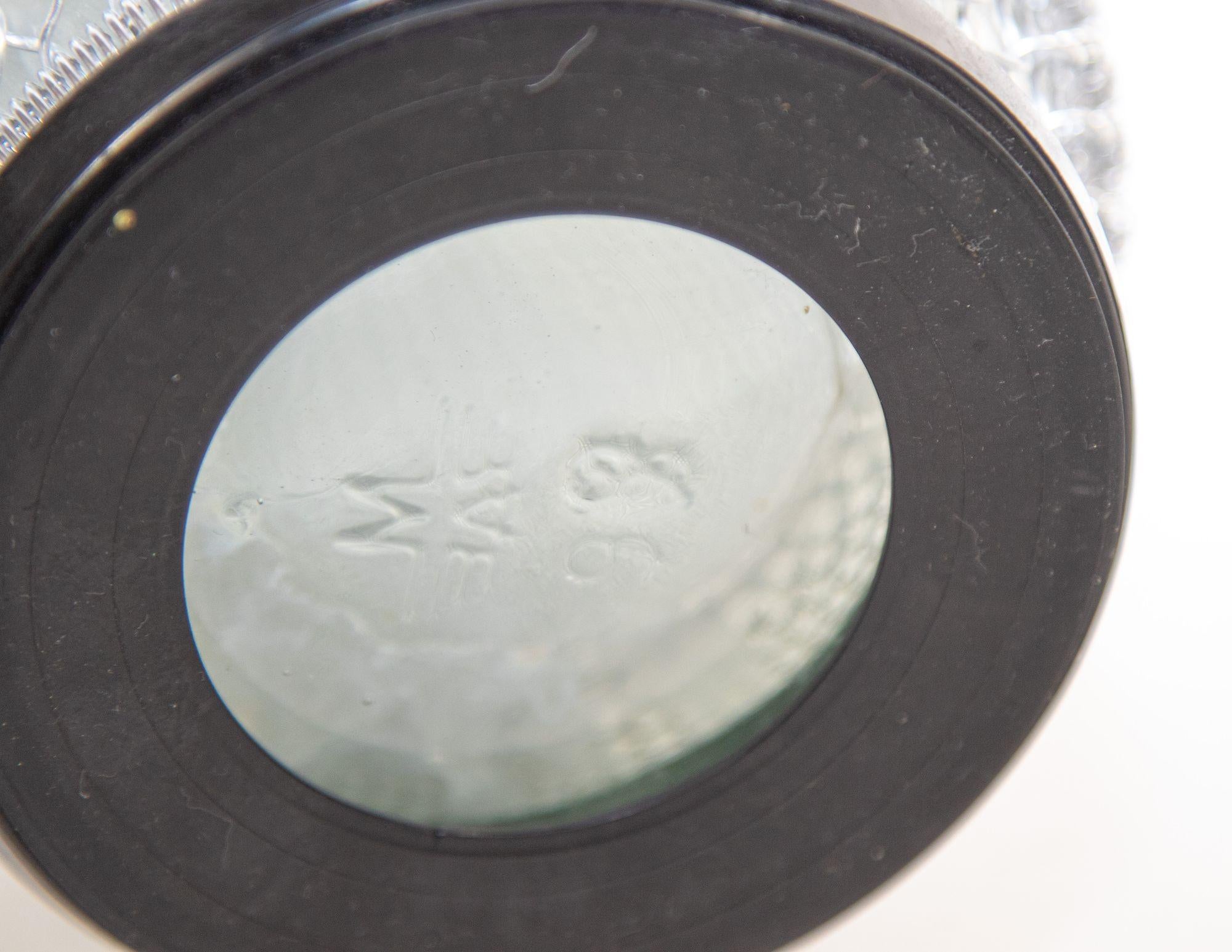 Vintage Classic Soda Siphon Seltzer Glass Bottle with Wire Mesh For Sale 2