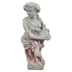Vintage Classical Garden Maiden Statue